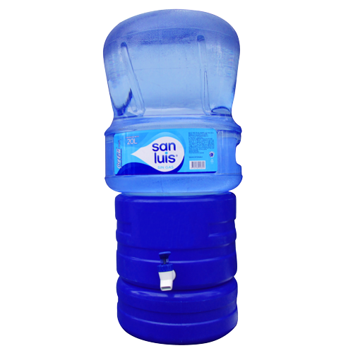Dispensador de agua azul+ Bidón de agua San Luis 20 litros – Distribuidor de  bidones de agua, gaseosas, cervezas, licores en Lima Norte